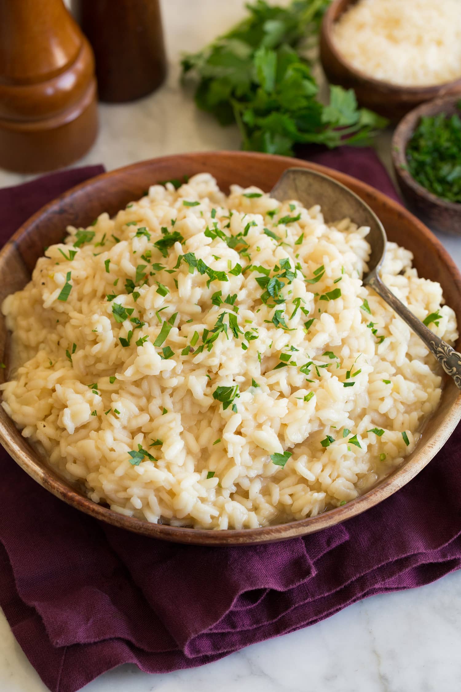 Plain risotto.